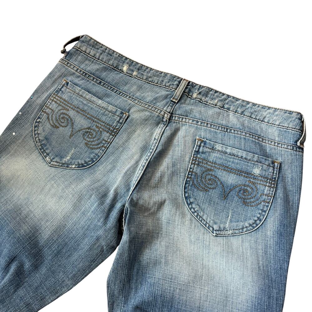 Vintage Mossimo Jeans Bootcut Low Rise Y2K 100% Cotton Sz 15